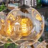 Ripoll Hanglamp, Kogellampje, Hanglamp Amber, Duidelijk, 6-lichts