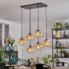Ripoll Hanglamp, Kogellampje, Hanglamp Amber, Duidelijk, 6-lichts