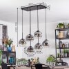 Ripoll Hanglamp, Kogellampje, Hanglamp Duidelijk, Rookkleurig, 6-lichts