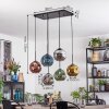 Ripoll Hanglamp, Kogellampje, Hanglamp Blauw, Chroom, Goud, Groen, Koperkleurig, Rookkleurig, 6-lichts