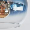 Koyoto Plafondlamp, Kogellampje Goud, Zwart, 5-lichts