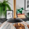 Koyoto Plafondlamp, Kogellampje Goud, Zwart, 5-lichts