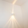 Außenwandleuchte Wandlamp voor buiten, Wandlamp LED Wit, 2-lichts