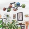 Gastor Plafondlamp, Kogellampje Blauw, Chroom, Groen, Koperkleurig, Rookkleurig, 10-lichts