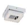 Eglo FRADELO Plafondlamp LED Chroom, Kristaloptiek, 1-licht