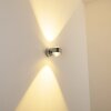 Indore Muurlamp LED Chroom, 2-lichts