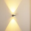 Indore Muurlamp LED Chroom, 2-lichts