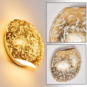 Concha Muurlamp Wit, 1-licht