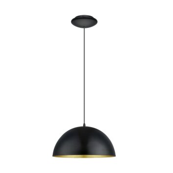 Eglo verlichting Eglo Hanglamp Goud, Zwart, 1-licht