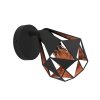 Eglo verlichting CARLTON Wandlamp, Muurspot Koperkleurig, Zwart, 1-licht