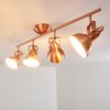 Tina Plafondlamp Koperkleurig, 4-lichts