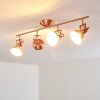 Tina Plafondlamp Koperkleurig, 4-lichts