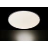 Wofi LINOX Plafondlamp LED Zilver, 1-licht, Afstandsbediening