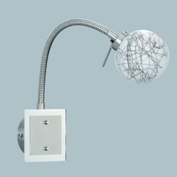 Fischer & Honsel Flex 1 wandlamp leeslamp zwanenhals, verstelbaar voor lezen