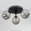 Chehalis Plafondlamp, Kogellampje Rookkleurig, 3-lichts