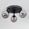 Chehalis Plafondlamp, Kogellampje Rookkleurig, 3-lichts