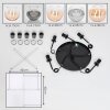 Koyoto Hanglamp, Kogellampje, Hanglamp Amber, Duidelijk, Rookkleurig, 5-lichts
