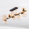 Chehalis Plafondlamp, Kogellampje Goud, Zwart, 8-lichts