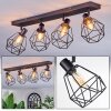 Yaak Plafondlamp, Plafondspot Zwart, 4-lichts