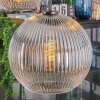 Koyoto Hanglamp, Kogellampje, Hanglamp Amber, Duidelijk, Rookkleurig, 5-lichts