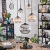 Koyoto Hanglamp, Kogellampje, Hanglamp Amber, Duidelijk, Rookkleurig, 5-lichts