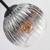 Koyoto Plafondlamp, Kogellampje 59 cm Amber, Duidelijk, Rookkleurig, 6-lichts