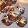 Koyoto Plafondlamp, Kogellampje Goud, Zwart, 10-lichts