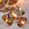 Koyoto Plafondlamp, Kogellampje Goud, Zwart, 10-lichts