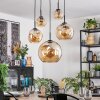 Ripoll Hanglamp, Kogellampje, Hanglamp Amber, 5-lichts