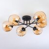 Koyoto Plafondlamp, Kogellampje 59 cm Amber, 6-lichts