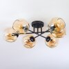 Ripoll Plafondlamp, Kogellampje Amber, 6-lichts