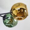 Ripoll Plafondlamp, Kogellampje Blauw, Chroom, Goud, Groen, Rookkleurig, 6-lichts