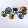 Ripoll Plafondlamp, Kogellampje Blauw, Goud, Groen, Koperkleurig, 6-lichts