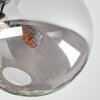 Chehalis Plafondlamp, Kogellampje Amber, Rookkleurig, 4-lichts