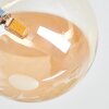 Chehalis Plafondlamp, Kogellampje Amber, 4-lichts