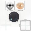 Chehalis Plafondlamp, Kogellampje Amber, Duidelijk, Rookkleurig, 4-lichts