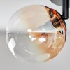 Chehalis Plafondlamp, Kogellampje Amber, Duidelijk, Rookkleurig, 4-lichts
