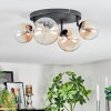 Chehalis Plafondlamp, Kogellampje Amber, Duidelijk, 4-lichts