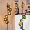 Koyoto Kogellampje, Staande lamp Blauw, Chroom, Goud, Groen, Rookkleurig, 6-lichts