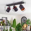 Fallhagen Plafondlamp, Plafondspot Zwart, 3-lichts