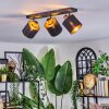 Alsen Plafondlamp, Plafondspot Zwart, 3-lichts