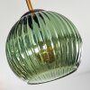 Koyoto Plafondlamp, Kogellampje Messing, Zwart, 5-lichts