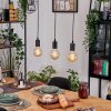 Soungou Hanglamp, Hanglamp Natuurlijke kleuren, Zwart, 3-lichts