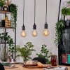 Soungou Hanglamp, Hanglamp Natuurlijke kleuren, Zwart, 3-lichts