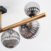 Chehalis Plafondlamp, Kogellampje Goud, Zwart, 8-lichts