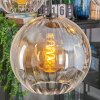 Koyoto Hanglamp, Kogellampje, Hanglamp Amber, Duidelijk, 5-lichts