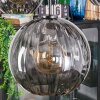 Koyoto Hanglamp, Kogellampje, Hanglamp Rookkleurig, 5-lichts