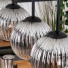Koyoto Hanglamp, Kogellampje, Hanglamp Natuurlijke kleuren, Zwart, 5-lichts