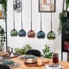 Koyoto Hanglamp, Kogellampje, Hanglamp Natuurlijke kleuren, Zwart, 5-lichts