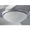Globo PRIMO Ventilator Zilver, Wit, 2-lichts, Afstandsbediening